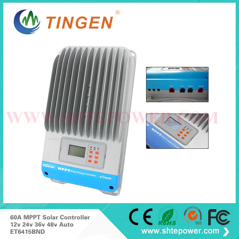 EPEVER 60A 48V MPPT solar charger auto work 12v 24v 36v 48v mppt solar charge controller 60a ET6415BND
EPEVER 60A 48V MPPT solar charger auto work 12v 24v 36v 48v mppt solar charge controller 60a ET6415BND