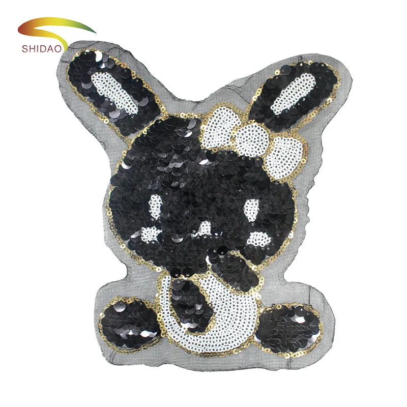 Cute rabbit sequins patches applique sew on embroidered clothing diy craft iron on t-shirt repair decor for kid dress or bags
Cute rabbit sequins patches applique sew on embroidered clothing diy craft iron on t-shirt repair decor for kid dress or bags