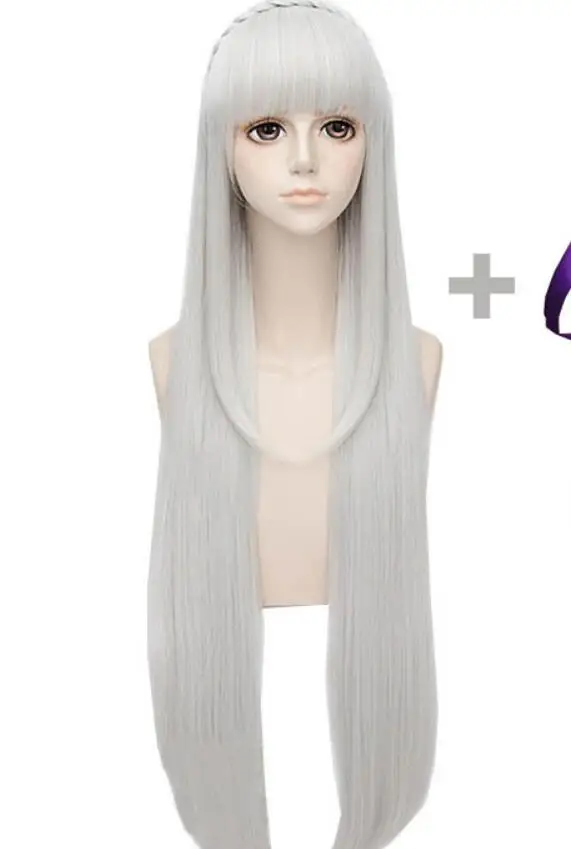Hot Selling Re Zero Kara Hajimeru Isekai Seikatsu Emilia Women Dress With Headdress For Halloween Party Cosplay Costumes
Hot Selling Re Zero Kara Hajimeru Isekai Seikatsu Emilia Women Dress With Headdress For Halloween Party Cosplay Costumes