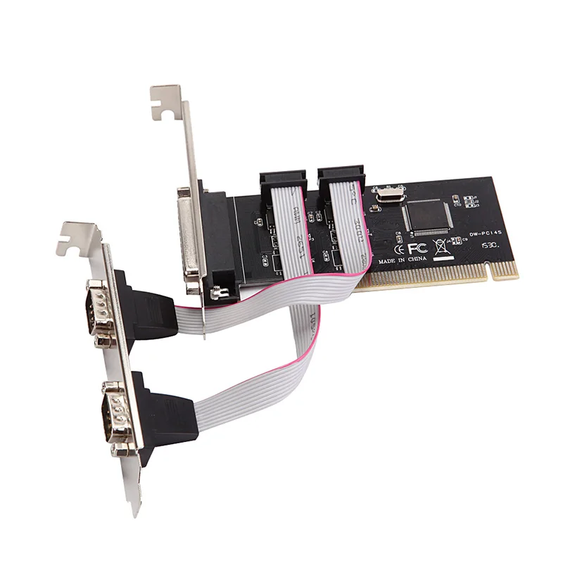 PCI to 2 port Serial 1 port parallel Card RS-232 RS232 Desktop Serial Port Card Expansion Card Chip TX382
PCI to 2 port Serial 1 port parallel Card RS-232 RS232 Desktop Serial Port Card Expansion Card Chip TX382