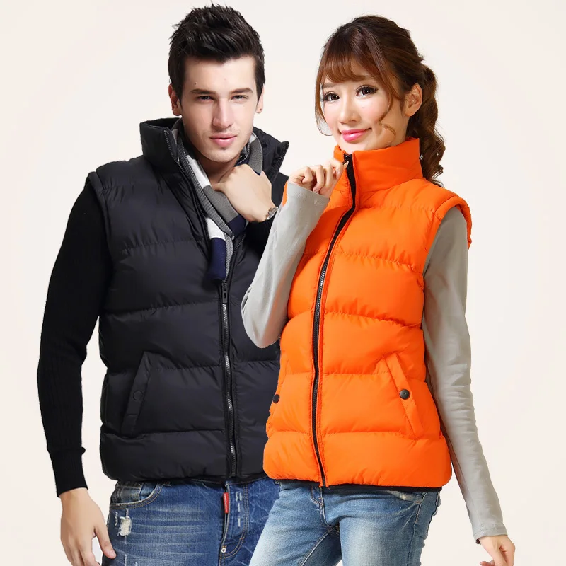 Lovers cotton vest men warm thickening waistcoat women cotton wadded stand up collar fashion casual vest waistcoat free shipping
Lovers cotton vest men warm thickening waistcoat women cotton wadded stand up collar fashion casual vest waistcoat free shipping