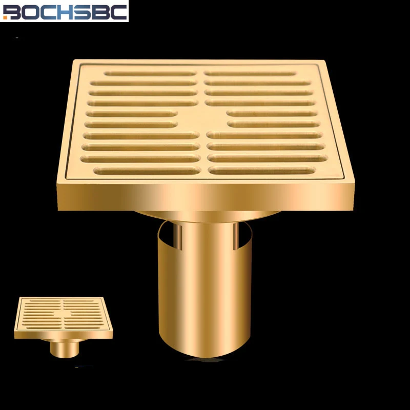 BOCHSBC Thick Brass Shower Drains Deep Water Seal Floor Drain Shower Bathroom Shower Insect Washing Machine Balcony Square
BOCHSBC Thick Brass Shower Drains Deep Water Seal Floor Drain Shower Bathroom Shower Insect Washing Machine Balcony Square