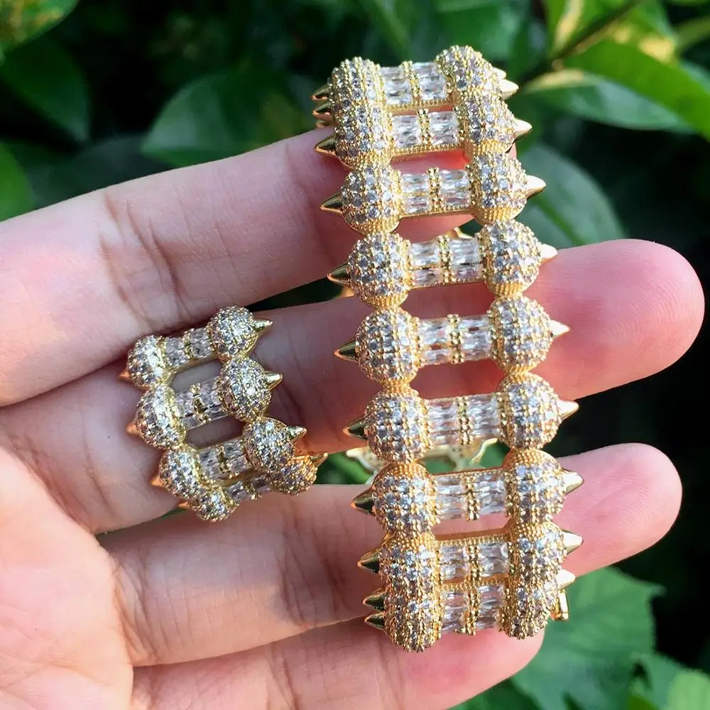 ModemAngel Luxury Geometric Micro Cubic Zircon Bangle Finger Rings Women Bracelet Bangle Ring Set Dress Jewelry Sets
ModemAngel Luxury Geometric Micro Cubic Zircon Bangle Finger Rings Women Bracelet Bangle Ring Set Dress Jewelry Sets