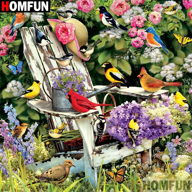 HOMFUN Full Square/Round Drill 5D DIY Diamond Painting "Bird flower" 3D Diamond Embroidery Cross Stitch Home Decor A21348
HOMFUN Full Square/Round Drill 5D DIY Diamond Painting "Bird flower" 3D Diamond Embroidery Cross Stitch Home Decor A21348
