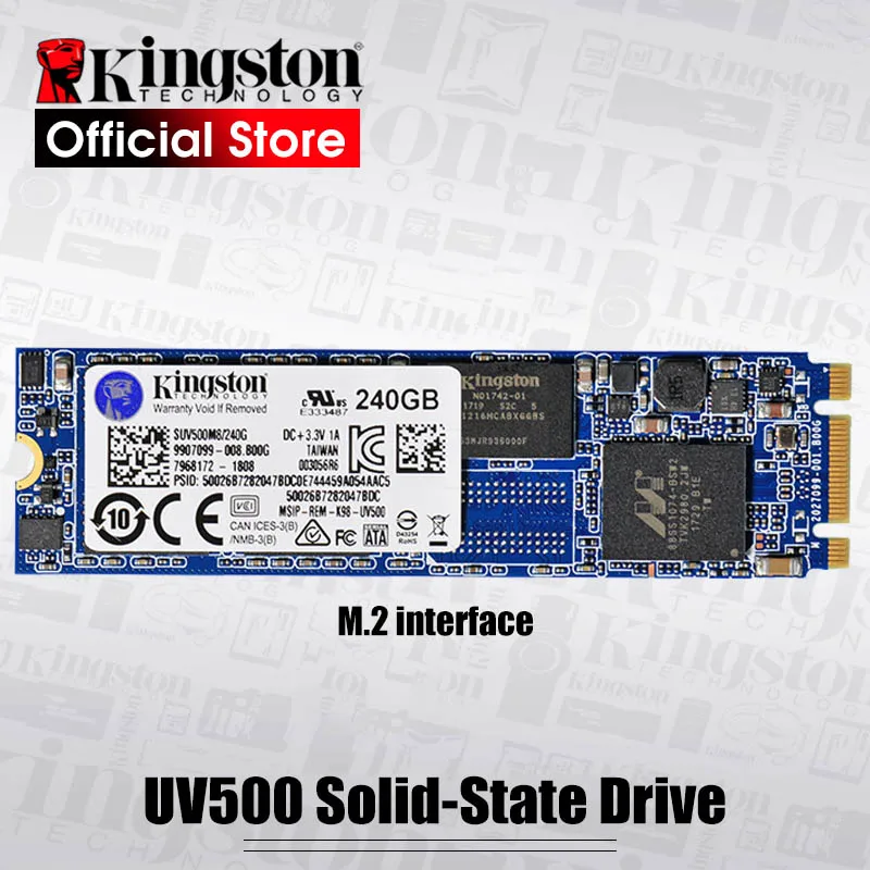 Kingston UV500 SSD Internal Solid State Drive M.2 120GB 240GB 480GB SATA 3 M2 Hard Disk HDD HD SSD For laptop
Kingston UV500 SSD Internal Solid State Drive M.2 120GB 240GB 480GB SATA 3 M2 Hard Disk HDD HD SSD For laptop