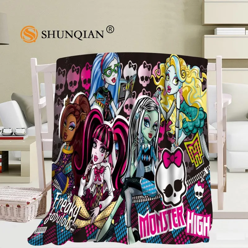 Custom Monster High Blanket Manta Falafel Blanket Sofa/Bed/Plane Travel Plaids Bedding Set 56x80inch 50X60inch 40X50inch
Custom Monster High Blanket Manta Falafel Blanket Sofa/Bed/Plane Travel Plaids Bedding Set 56x80inch 50X60inch 40X50inch