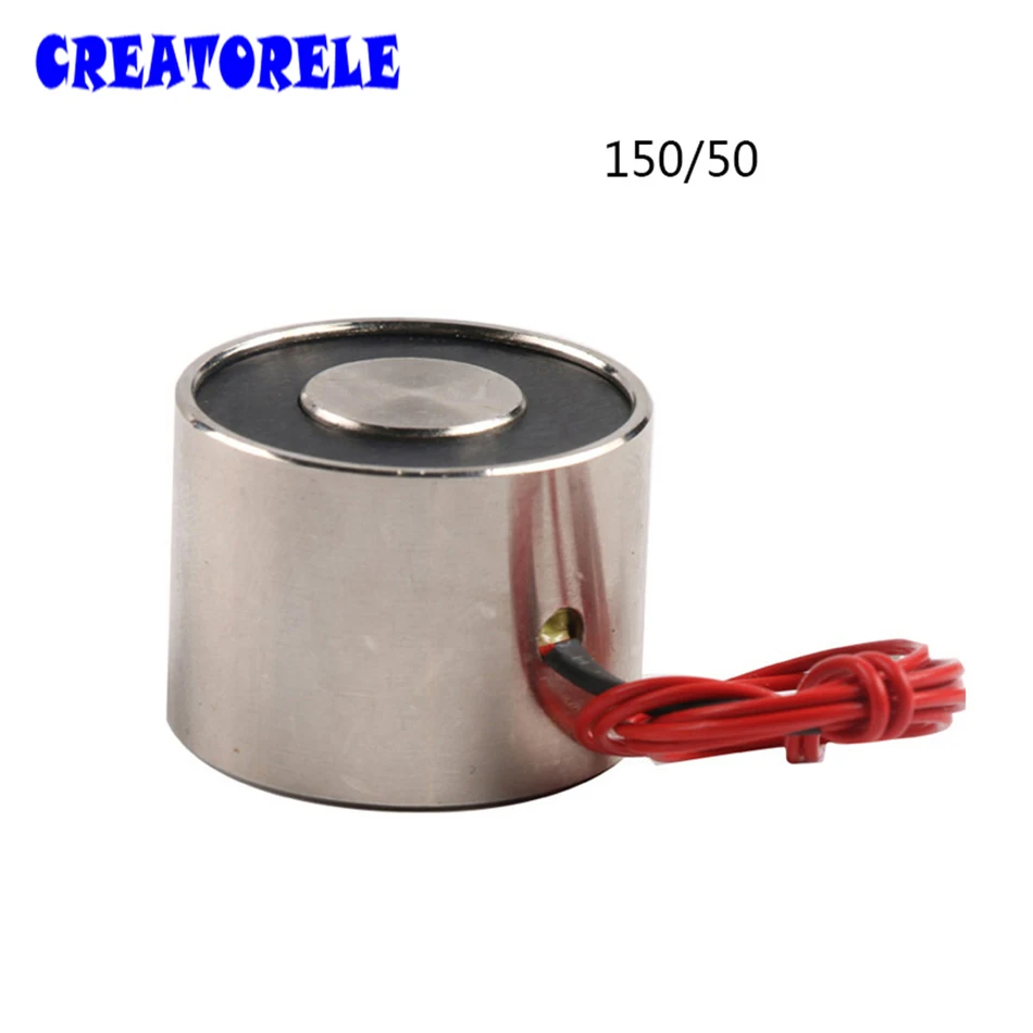 150/50 Holding Electric Magmet lifting 300KG/3000N Solenoid Sucker Electromagnet DC 6V 12V 24V Non-standard custom
150/50 Holding Electric Magmet lifting 300KG/3000N Solenoid Sucker Electromagnet DC 6V 12V 24V Non-standard custom