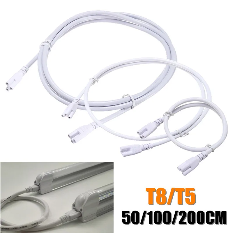 New 50/100/200cm T5/T8 Power Cord Cable Both Side Tube Connector 3 Pin Sockets wire Two end Fit most laptopsGame playersCameras
New 50/100/200cm T5/T8 Power Cord Cable Both Side Tube Connector 3 Pin Sockets wire Two end Fit most laptopsGame playersCameras