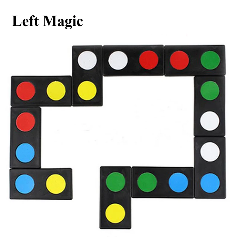 

Разноцветный ESP предсказание домино магические трюки крупным планом реквизит для сцены волшебник магический ментализм легко сделать игруш...