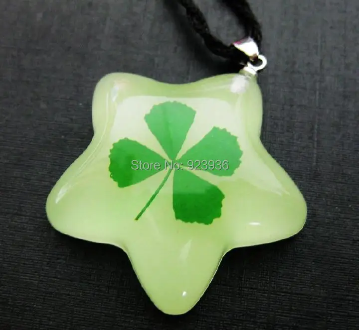 Free Shipping $46 50pcs Lovely five star shaped real green four leaf clover lucky St. Patrick's Day glow in dark yqdmy pendant
Free Shipping $46 50pcs Lovely five star shaped real green four leaf clover lucky St. Patrick's Day glow in dark yqdmy pendant