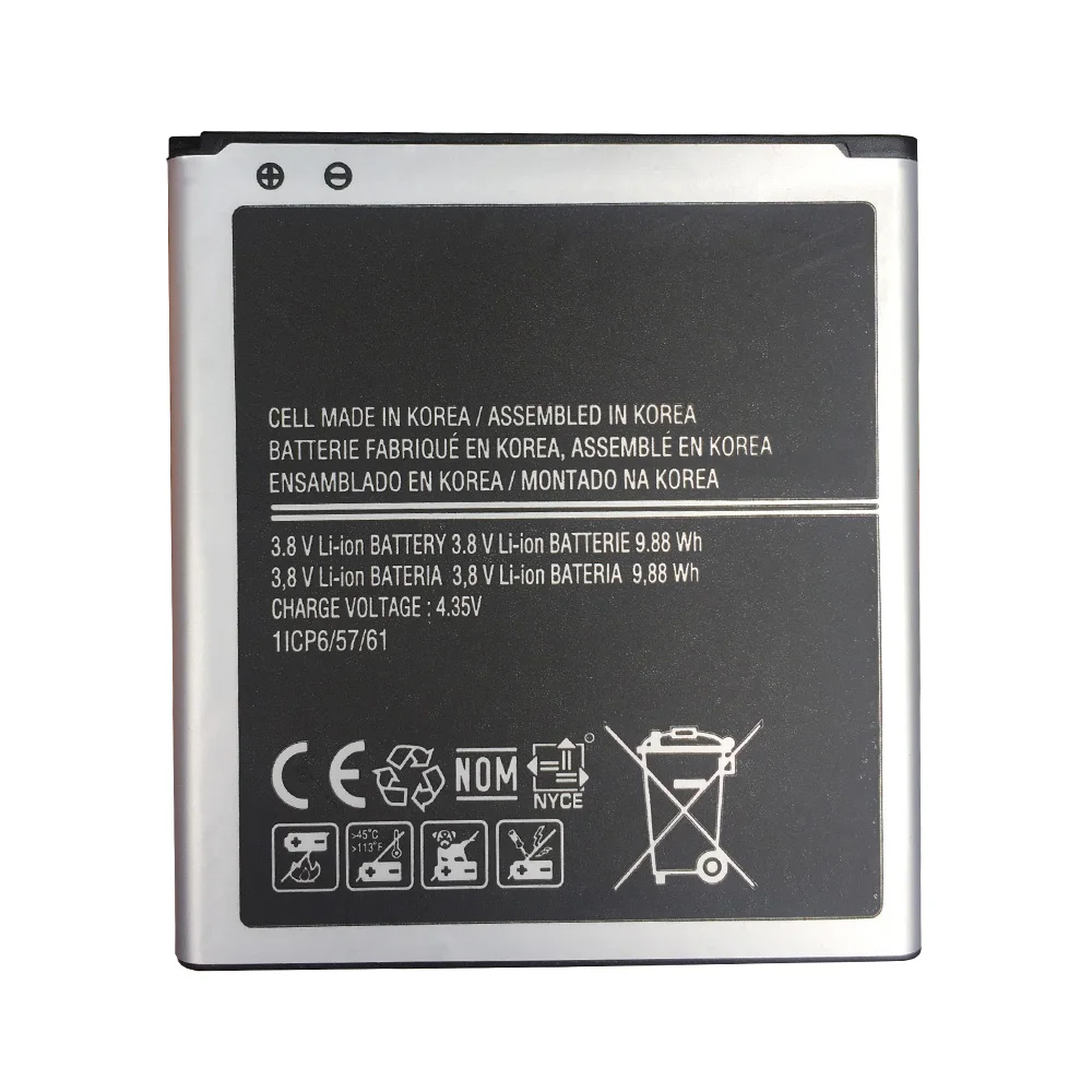 2 шт. 2600 мА/ч, EB-BG530BBC EB-BG530CBE EB-BG530BBE батарея для Samsung Galaxy Grand Prime J3 2016 G5308W G530 G530F G531 J5 G530H
2 шт. 2600 мА/ч, EB-BG530BBC EB-BG530CBE EB-BG530BBE батарея для Samsung Galaxy Grand Prime J3 2016 G5308W G530 G530F G531 J5 G530H