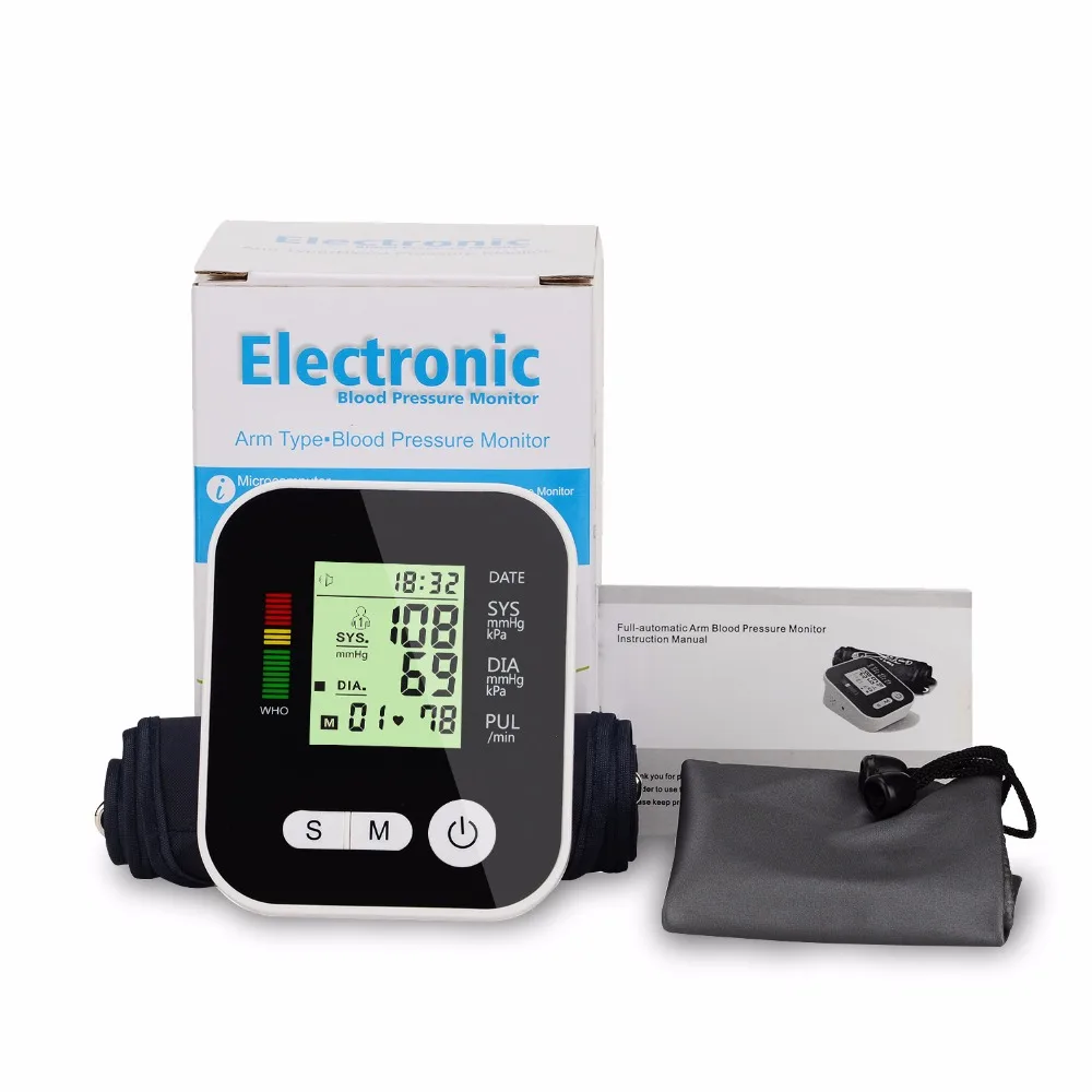 Automatic Digital Upper Arm USB Charge Blood Pressure Monitor Tonometer Digital Sphygmomanometer LCD Measure Presure Household
Automatic Digital Upper Arm USB Charge Blood Pressure Monitor Tonometer Digital Sphygmomanometer LCD Measure Presure Household