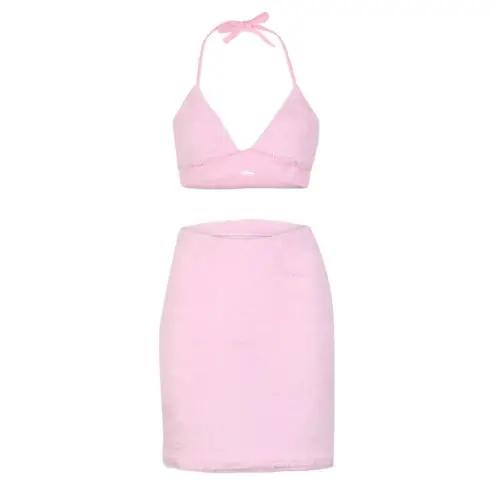 2Pcs Womens Sexy Crop Top Bra Summer Beach Mini Bodycon Party Set Sexy Fluffy Suit Skirt Striped Female Clothes
2Pcs Womens Sexy Crop Top Bra Summer Beach Mini Bodycon Party Set Sexy Fluffy Suit Skirt Striped Female Clothes