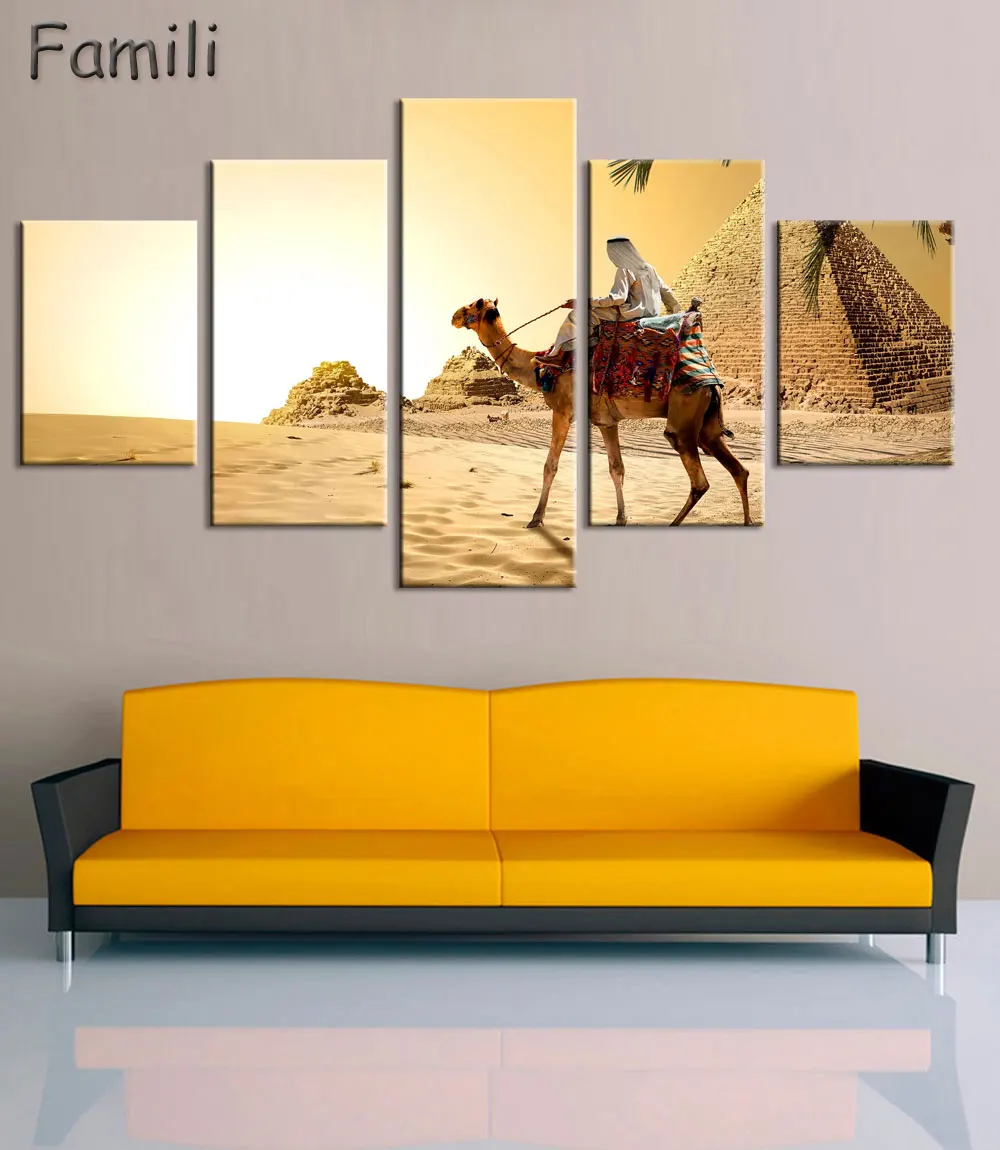 5 pcs/set Art Egypt Pyramids Camel Print Canvas Oil Painting Unframed Wall Pictures for Living Room Top Wall Decor Animal Poster
5 pcs/set Art Egypt Pyramids Camel Print Canvas Oil Painting Unframed Wall Pictures for Living Room Top Wall Decor Animal Poster