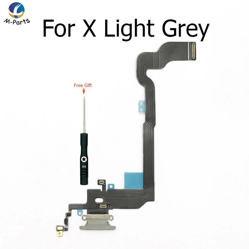 Bottom Charging Flex For iPhone 8 8P Plus X USB Charger Port Dock Connector Cable With Mic For iPhone X Replacement + Free Gift
Bottom Charging Flex For iPhone 8 8P Plus X USB Charger Port Dock Connector Cable With Mic For iPhone X Replacement + Free Gift