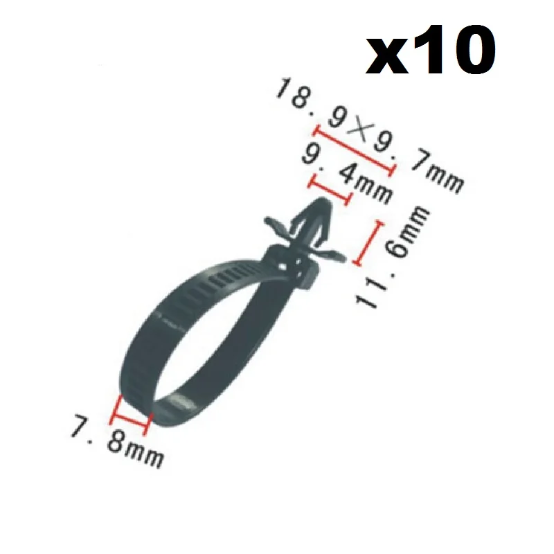 10x Push Mount Wire Ties Releasable Nylon Cable Strap For Honda / Nylon Retainer Clip
10x Push Mount Wire Ties Releasable Nylon Cable Strap For Honda / Nylon Retainer Clip