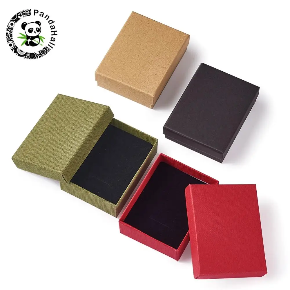 Pandahall 5pcs/set Cardboard Jewelry Set Box with Sponge Inside Jewelry Gift Boxes Ring Necklace Rectangle Mixed Color 9x7x3cm
Pandahall 5pcs/set Cardboard Jewelry Set Box with Sponge Inside Jewelry Gift Boxes Ring Necklace Rectangle Mixed Color 9x7x3cm