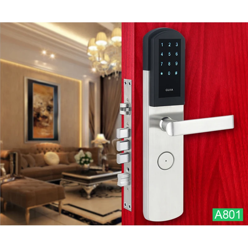 Дверной смарт замок GUJIA с Bluetooth электронный дверной приложением для дома отеля
