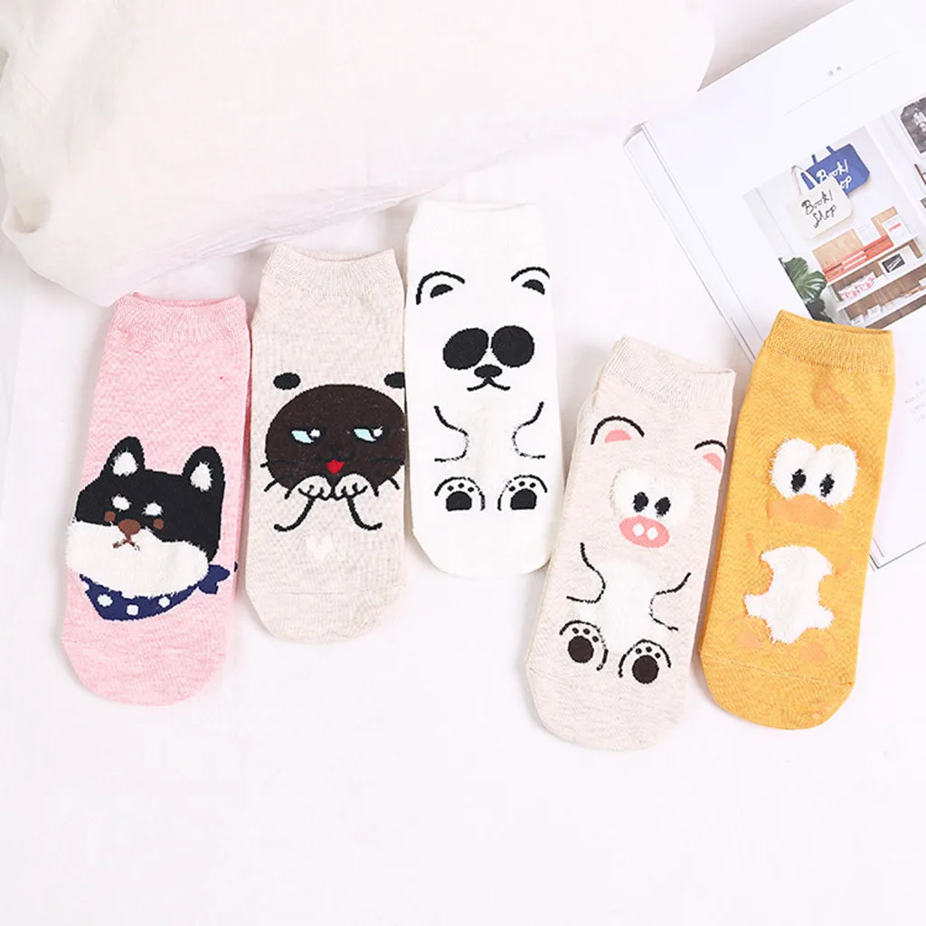 SAGACE Women Cotton Women Socks Funny Animal Art Animation Character Cute Gift Dress Sock cartoon animals socks women short 2019
SAGACE Women Cotton Women Socks Funny Animal Art Animation Character Cute Gift Dress Sock cartoon animals socks women short 2019