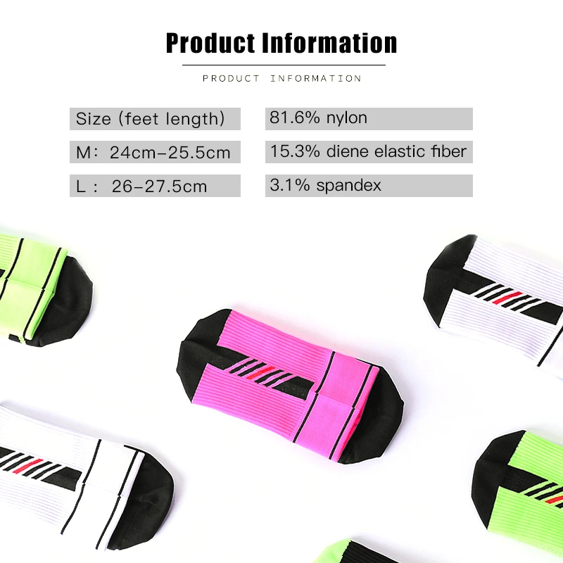 QUESHARK 3 Pairs Men Women Team Professional Sports Socks Running Racing Cycling Socks Mountain Road Bike Knee-High Socks
QUESHARK 3 Pairs Men Women Team Professional Sports Socks Running Racing Cycling Socks Mountain Road Bike Knee-High Socks