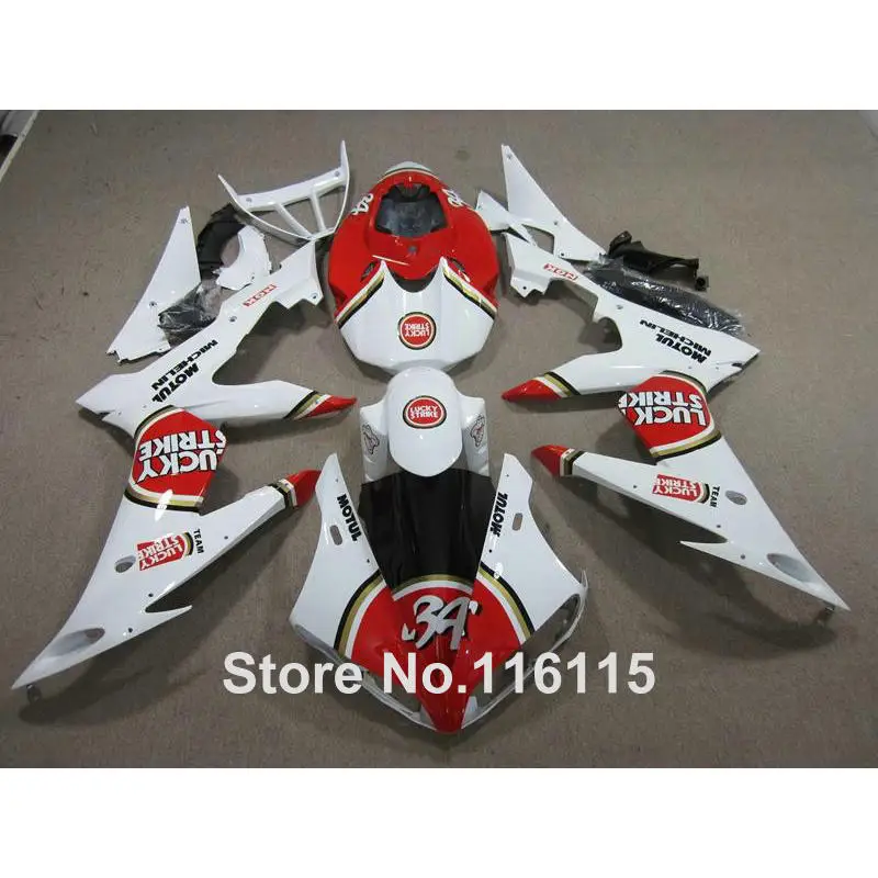hot sale ABS fairing kit for YAMAHA R6 2008 -2014 white red LUCKY STRIKE fairings set YZF R6 08 - 14 #2176 Full injection
hot sale ABS fairing kit for YAMAHA R6 2008 -2014 white red LUCKY STRIKE fairings set YZF R6 08 - 14 #2176 Full injection