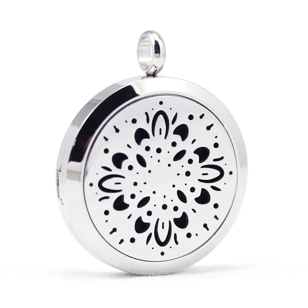 30mm 316L stainless steel round design aroma aromatherapy essential oil diffuser necklace
30mm 316L stainless steel round design aroma aromatherapy essential oil diffuser necklace