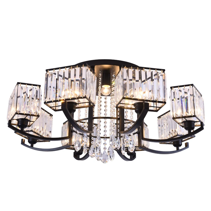 Round Ceiling Light Crystal Living Room Lamps Ceiling Lamp Simple Modern Atmosphere Home American Restaurant Led Crystals Lights
Round Ceiling Light Crystal Living Room Lamps Ceiling Lamp Simple Modern Atmosphere Home American Restaurant Led Crystals Lights