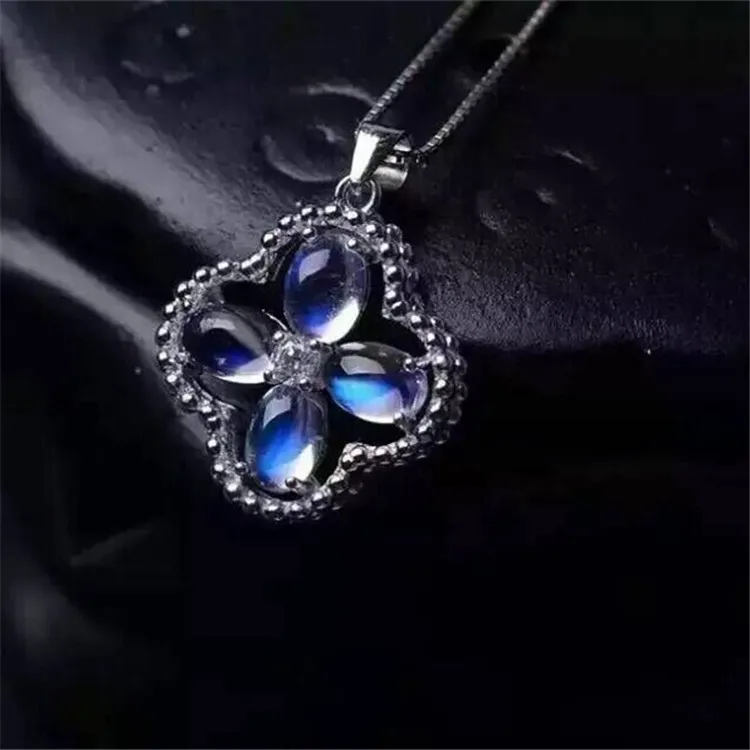KJJEAXCMY boutique jewels 925 Pure silver Mosaic moonstone four-leaf clover with pendant and necklace with natural gemstone lady
KJJEAXCMY boutique jewels 925 Pure silver Mosaic moonstone four-leaf clover with pendant and necklace with natural gemstone lady