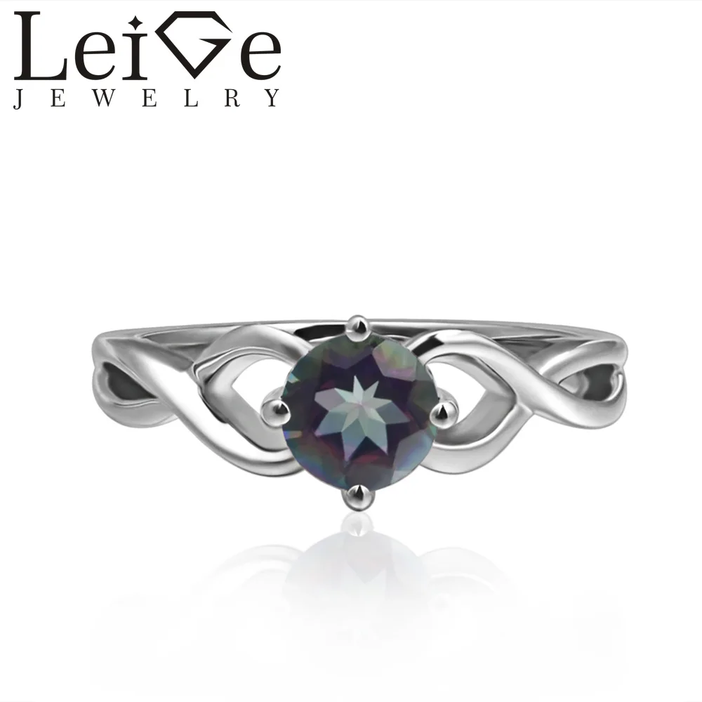 Leige Jewelry Round Cut Solitaire Mystic Topaz Rings Wedding Rings for Women Sterling Silver 925 Rainbow Gemstone
Leige Jewelry Round Cut Solitaire Mystic Topaz Rings Wedding Rings for Women Sterling Silver 925 Rainbow Gemstone