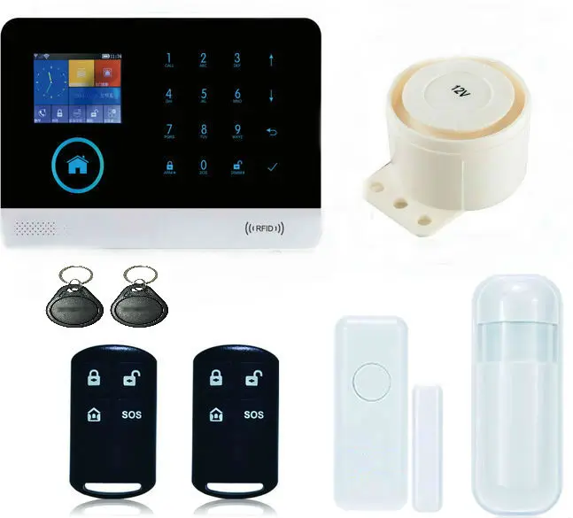 Yobang Security 4G WIFI GPRS SMS Home Alarm System Smart Wireless Shop Alarmsysteem With IP Camera PIR Motion Sensor | Безопасность и