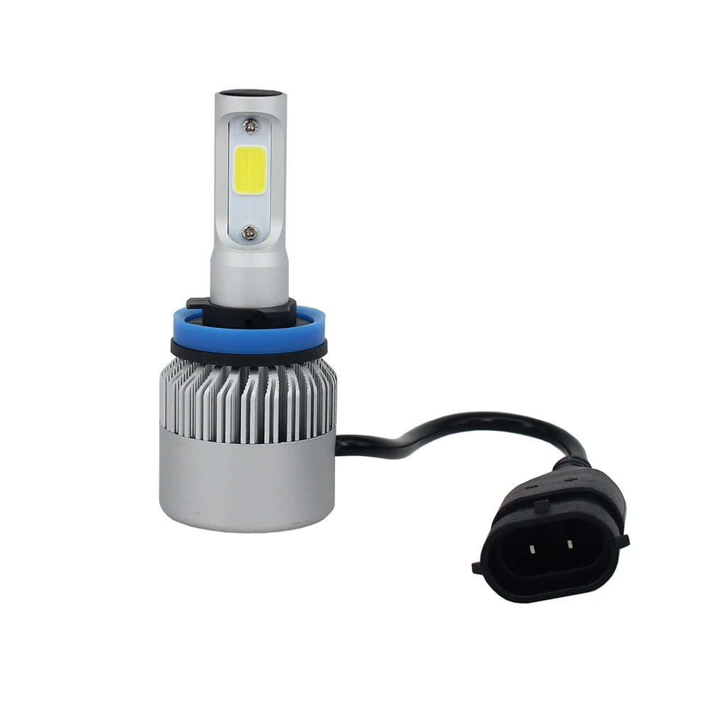 S2 H8 H9 H11 72W 8000LM 6500K LED Car Headlight Conversion Kit Fan Inside cool White Bulbs Pair
S2 H8 H9 H11 72W 8000LM 6500K LED Car Headlight Conversion Kit Fan Inside cool White Bulbs Pair