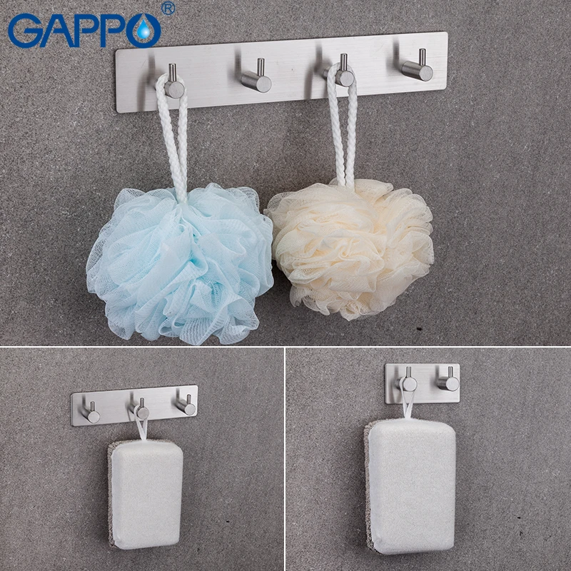 GAPPO Robe Hooks clothes hook stainless steel Hooks Wall mounted Bathroom Towel Hanger Tower Hooks
GAPPO Robe Hooks clothes hook stainless steel Hooks Wall mounted Bathroom Towel Hanger Tower Hooks