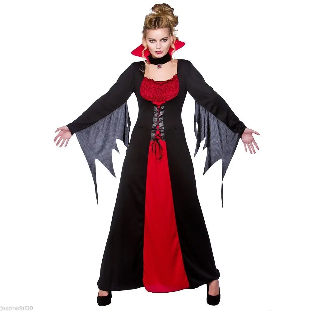 Hot Sale Adult Women Deluxe Halloween Gothic Vampire Vampiress Costume Medieval Cosplay Dress Outfits Devil Witch Queen Costumes
Hot Sale Adult Women Deluxe Halloween Gothic Vampire Vampiress Costume Medieval Cosplay Dress Outfits Devil Witch Queen Costumes