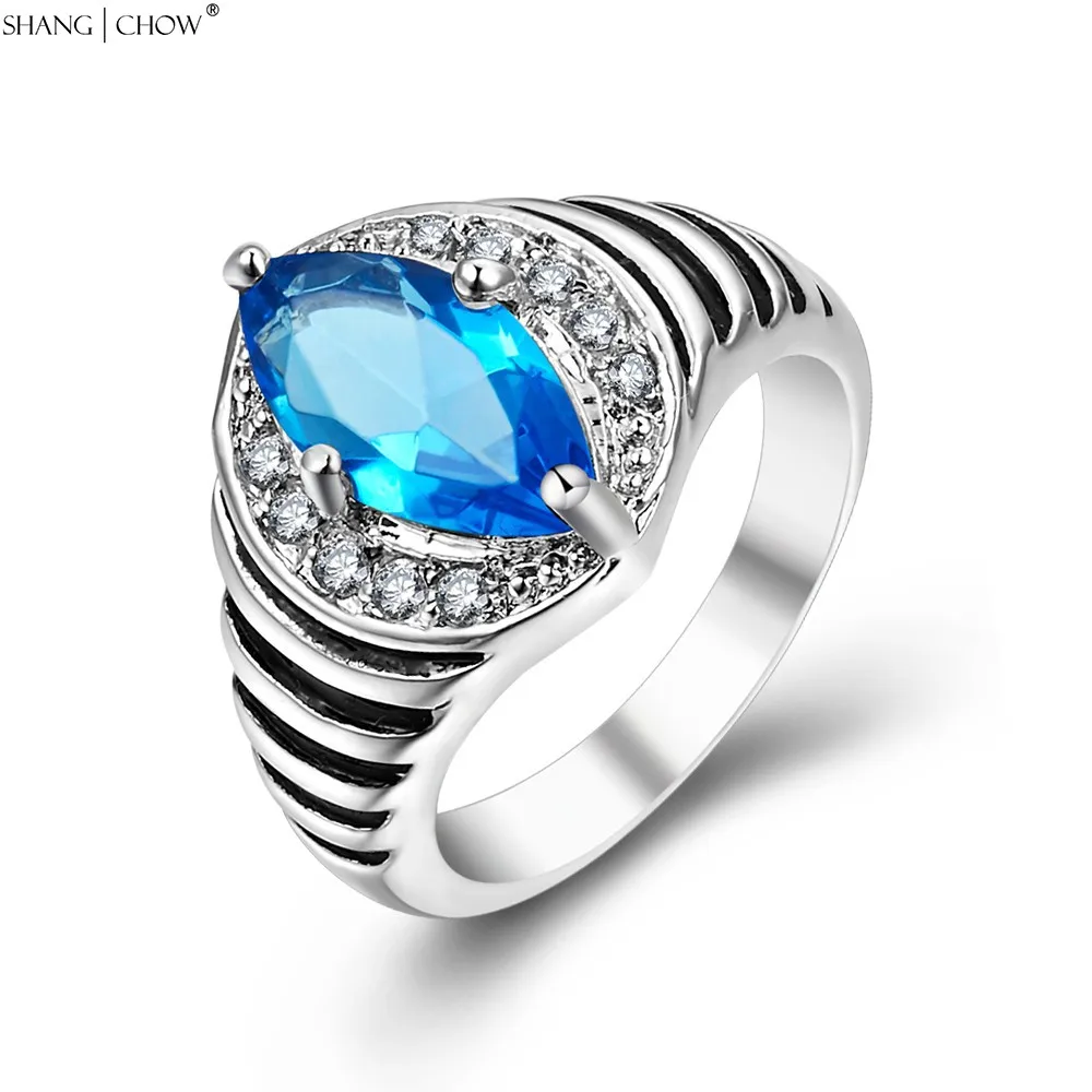 Autumn Vintage Charm Jewelry Blue Crystal Stone 925 Sterling Silver Ring for women Lover Gift Accessories R1484
Autumn Vintage Charm Jewelry Blue Crystal Stone 925 Sterling Silver Ring for women Lover Gift Accessories R1484