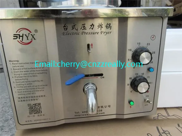 15 L Stainless steel electric air pressure fried chicken commercial fryer donut machine with free shipping
15 L Stainless steel electric air pressure fried chicken commercial fryer donut machine with free shipping