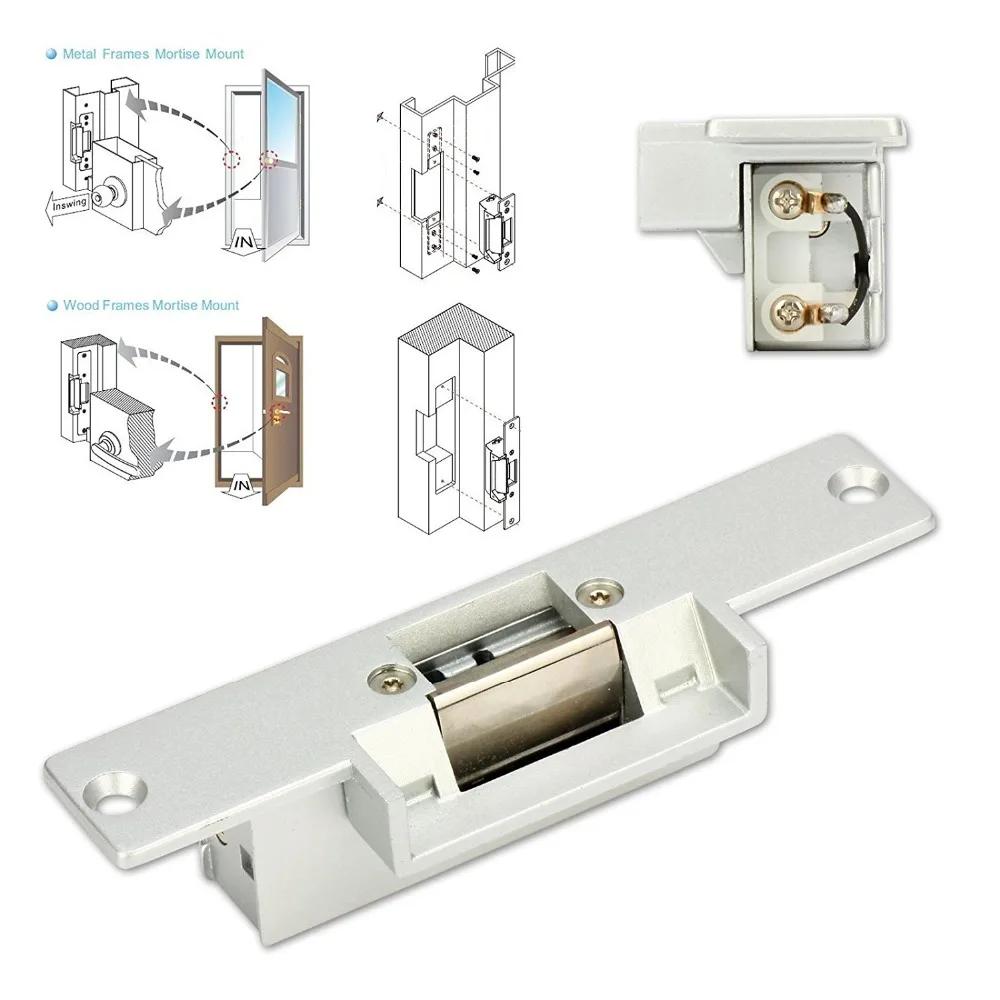 YobangSecurity Fail Secure NO Mode Electric Strike Lock for Wood Metal Door Access Control
YobangSecurity Fail Secure NO Mode Electric Strike Lock for Wood Metal Door Access Control