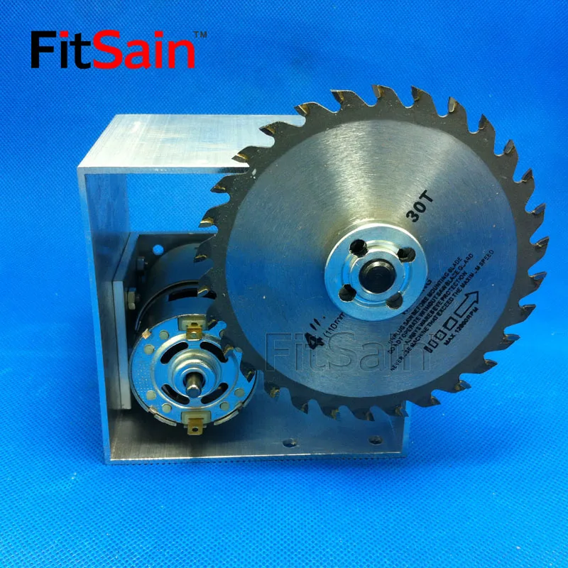 FitSain-DC24V 8000RPM Mini table saw for 4" 100mm saw blade hole 16mm/20mm spindle Cutting saws Machine 2GT Pulley Bracket 775
FitSain-DC24V 8000RPM Mini table saw for 4" 100mm saw blade hole 16mm/20mm spindle Cutting saws Machine 2GT Pulley Bracket 775