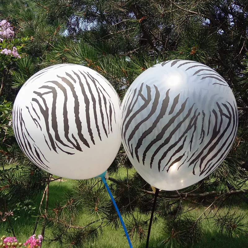 50 pcs/lot 12inch Zebra pattern children's toys shaped balloons White Transparen balloon Christmas printing style Bazaar decor
50 pcs/lot 12inch Zebra pattern children's toys shaped balloons White Transparen balloon Christmas printing style Bazaar decor
