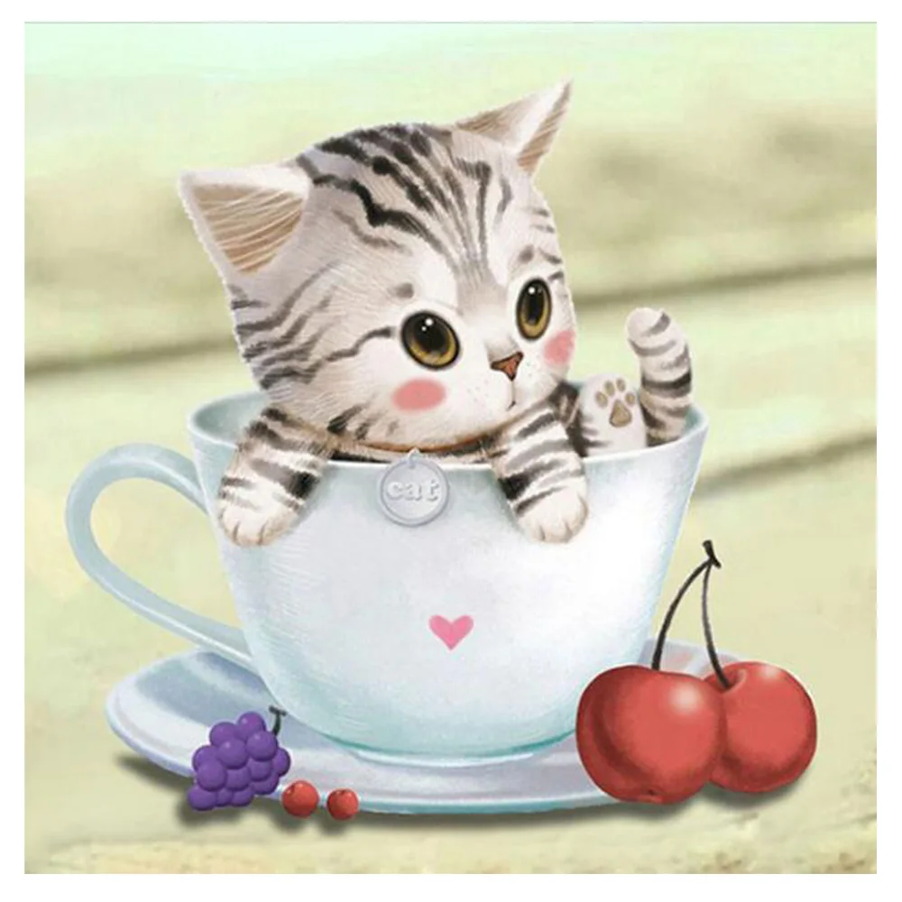 Diamond Embroidery Cat 5d Square Diamond Sequins Full Embroidery Needle Arts Craft mosaic Diamond Painting Cross Stitch animal
Diamond Embroidery Cat 5d Square Diamond Sequins Full Embroidery Needle Arts Craft mosaic Diamond Painting Cross Stitch animal
