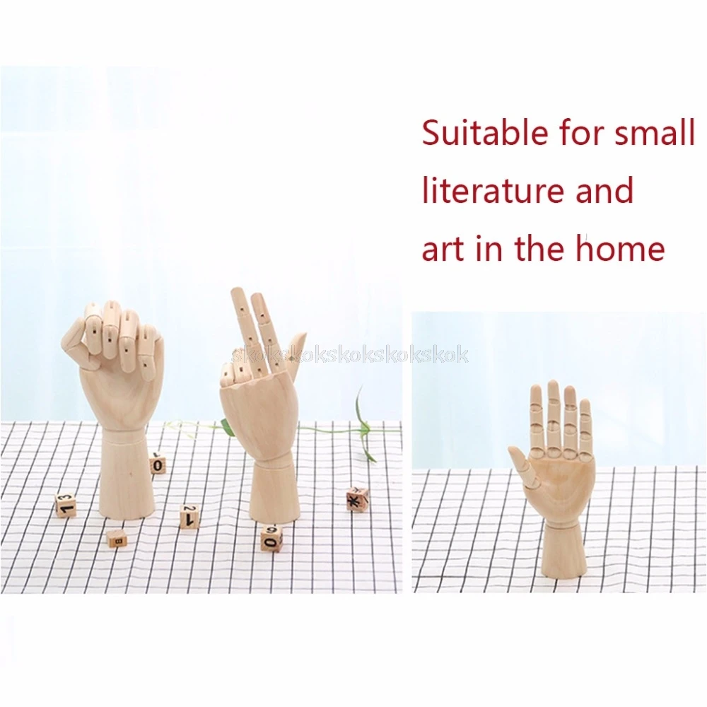 Wooden Right Left Hand Model Sketching Drawing Jointed Movable Fingers Mannequin Articulated Artist Drawing Model Jy19 19
Wooden Right Left Hand Model Sketching Drawing Jointed Movable Fingers Mannequin Articulated Artist Drawing Model Jy19 19