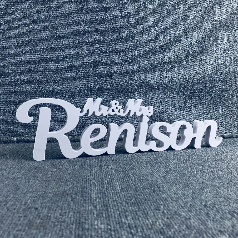 Custom Mr & Mrs Last Name Wedding Table Sign,Custom Couple Wedding Sign Family Name decor,Bride&Groom Wedding Decor Supplies
Custom Mr & Mrs Last Name Wedding Table Sign,Custom Couple Wedding Sign Family Name decor,Bride&Groom Wedding Decor Supplies