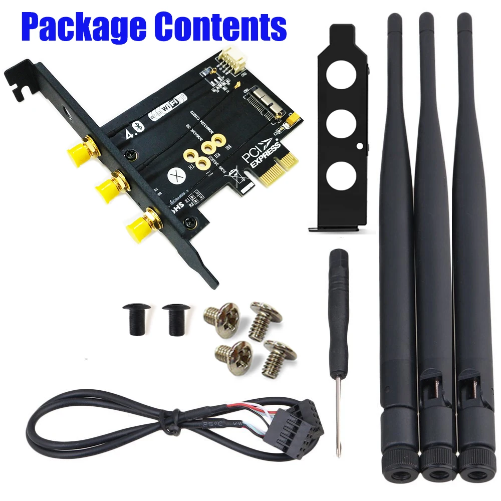 SP BCM943224PCIEBT2/bcm94360CS2/BCM943602CS WiFi + Bluetooth 4,0 карта к PCI-E x1 адаптер для ПК/Hackintosh
SP BCM943224PCIEBT2/bcm94360CS2/BCM943602CS WiFi + Bluetooth 4,0 карта к PCI-E x1 адаптер для ПК/Hackintosh