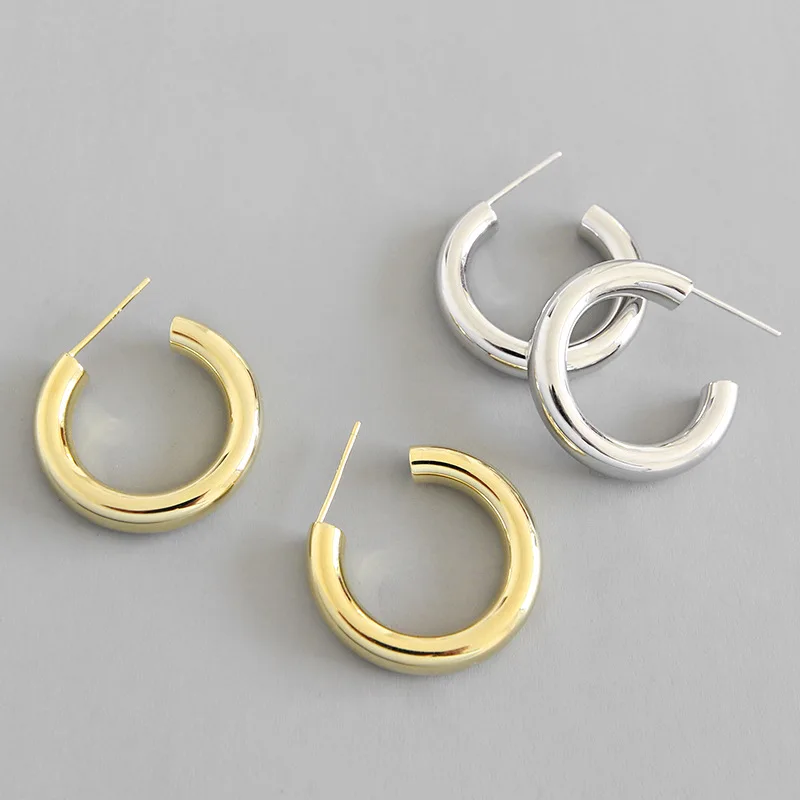 Real 100% 925 sterling silver circle stud earrings for women, fashion earings gold color sterling silver 925 jewelry
Real 100% 925 sterling silver circle stud earrings for women, fashion earings gold color sterling silver 925 jewelry