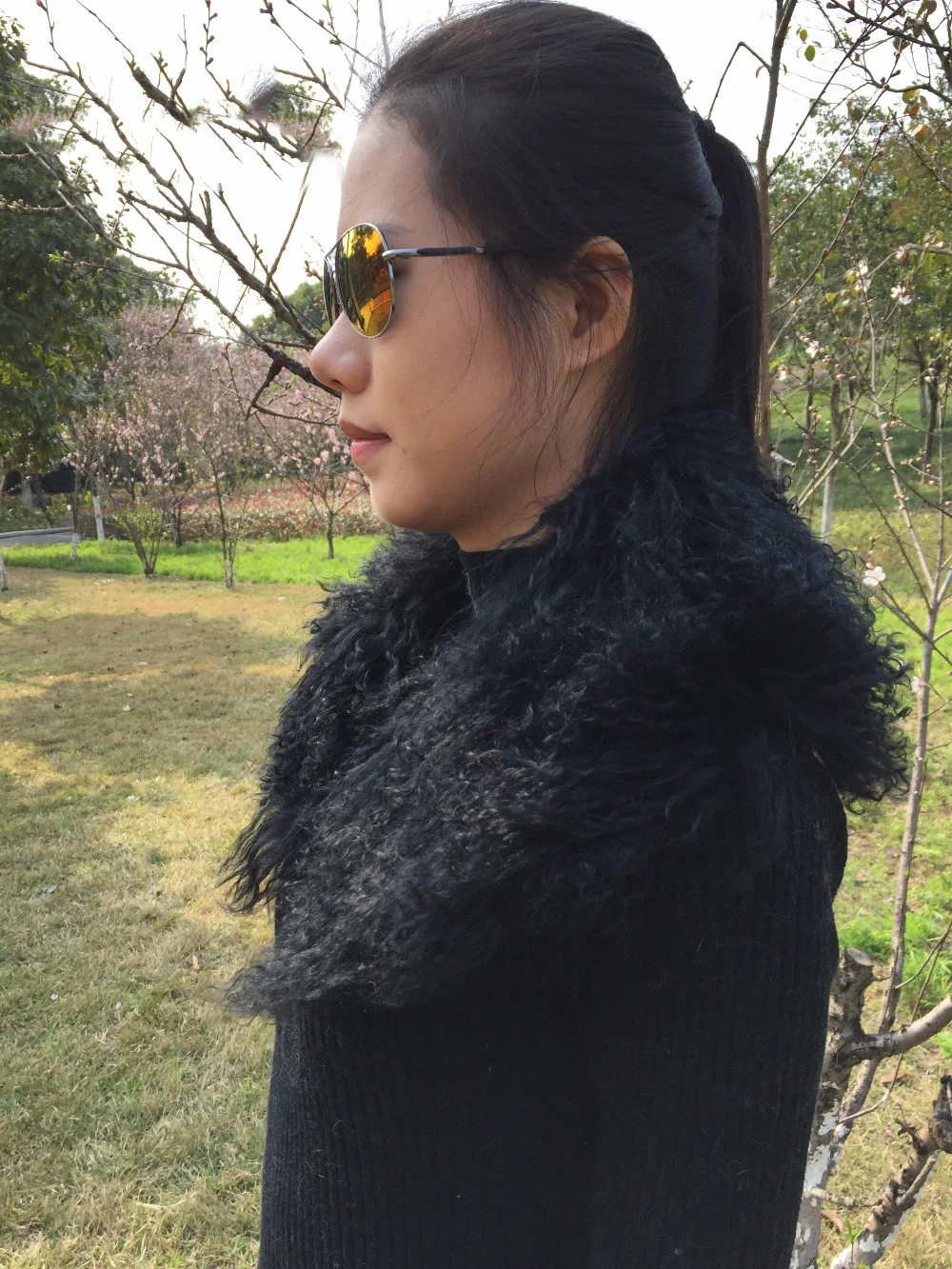 Mongolian Lamb Fur Collar Mongolian Fur Collar Scarf Neckwamer Shawl Wrap Removable Collar Black Lamb Fur Wrap Grey White
Mongolian Lamb Fur Collar Mongolian Fur Collar Scarf Neckwamer Shawl Wrap Removable Collar Black Lamb Fur Wrap Grey White