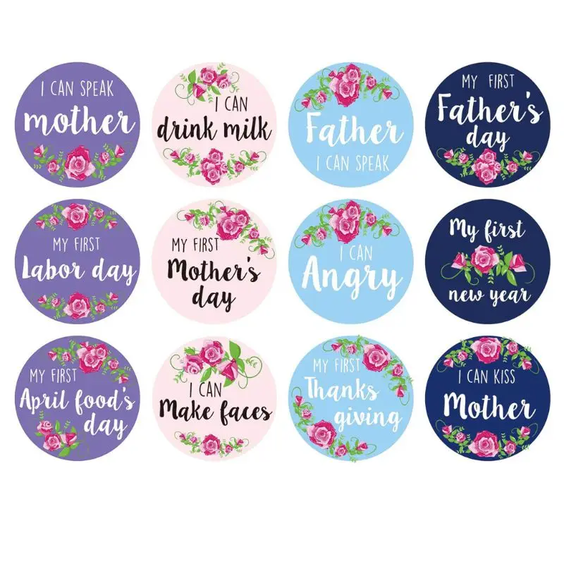 12Pcs/Set Baby Pregnant Women Monthly Photograph Sticker Fun Month Milestone Stickers DIY Kid Souvenirs Prop
12Pcs/Set Baby Pregnant Women Monthly Photograph Sticker Fun Month Milestone Stickers DIY Kid Souvenirs Prop