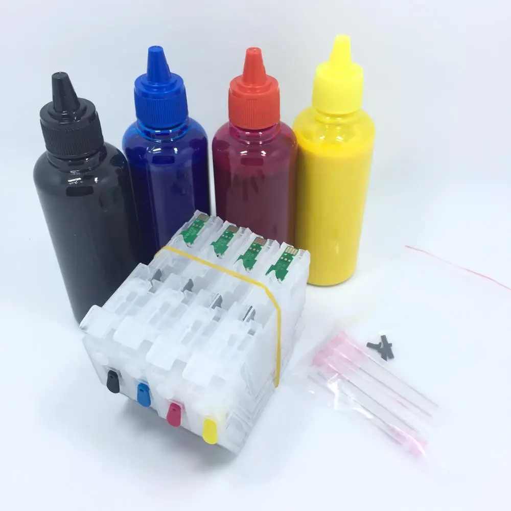 YOTAT 4*100ml Pigment ink + LC3111XL Refillable ink cartridge LC3111 for Brother DCP-J972N DCP-J973N-W/B DCP-J572N MFC-J893N
YOTAT 4*100ml Pigment ink + LC3111XL Refillable ink cartridge LC3111 for Brother DCP-J972N DCP-J973N-W/B DCP-J572N MFC-J893N