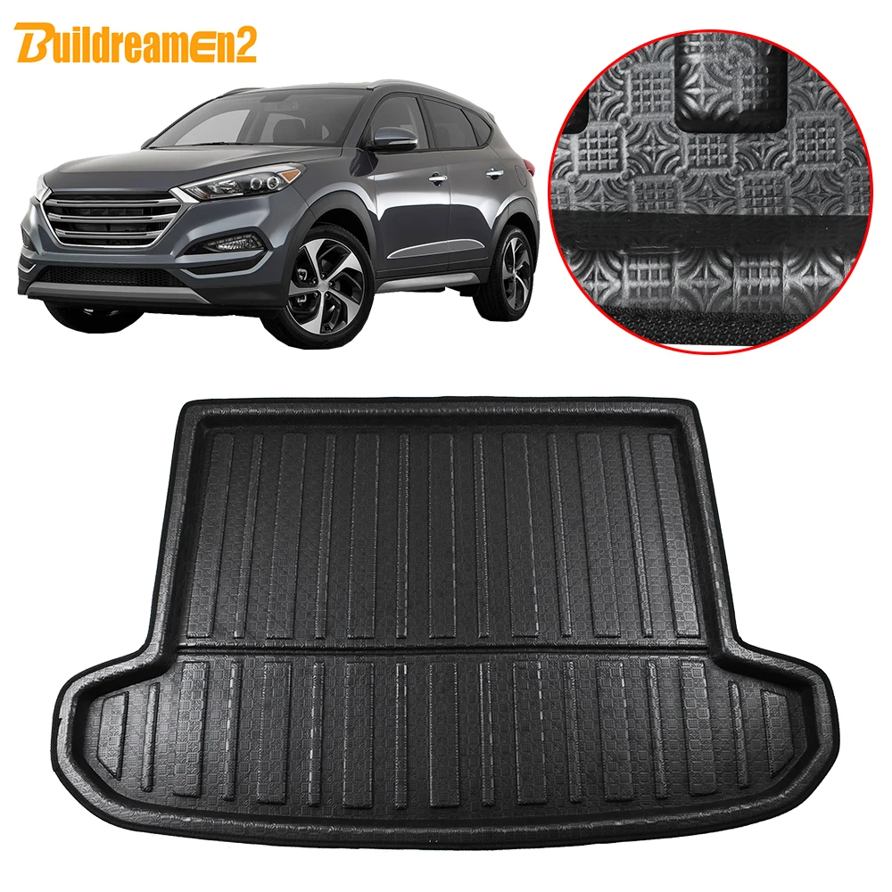 Buildreamen2 For Hyundai Tucson Car Rear Trunk Mat Tail Luggage Floor Tray Boot Liner Cargo Carpet Mud 2016 2017 2018 2019
Buildreamen2 For Hyundai Tucson Car Rear Trunk Mat Tail Luggage Floor Tray Boot Liner Cargo Carpet Mud 2016 2017 2018 2019