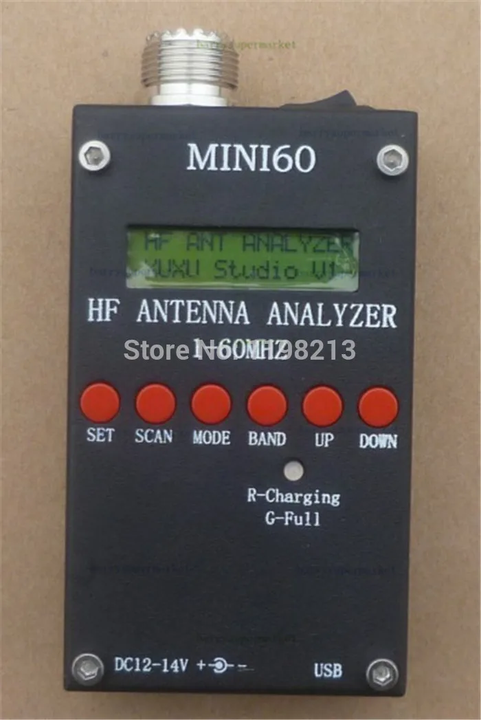 Мини HF ANT SWR антенный анализатор SARK100 для любительской радиосвязи Hobbists с литий