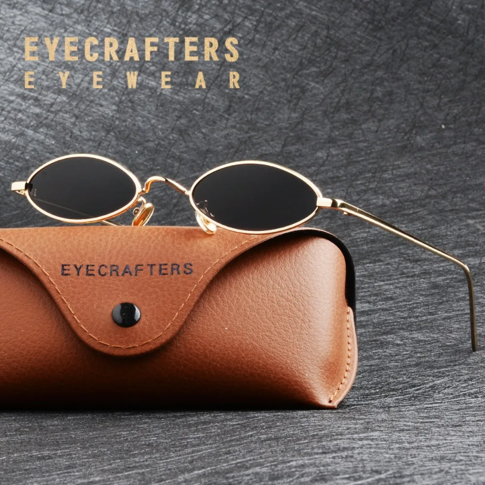 Eyecrafters Vintage Women Brand Designer Cat Eye Sunglasses Fashion Women Gold Black Steampunk Retro Small Round Oval Sunglasses
Eyecrafters Vintage Women Brand Designer Cat Eye Sunglasses Fashion Women Gold Black Steampunk Retro Small Round Oval Sunglasses