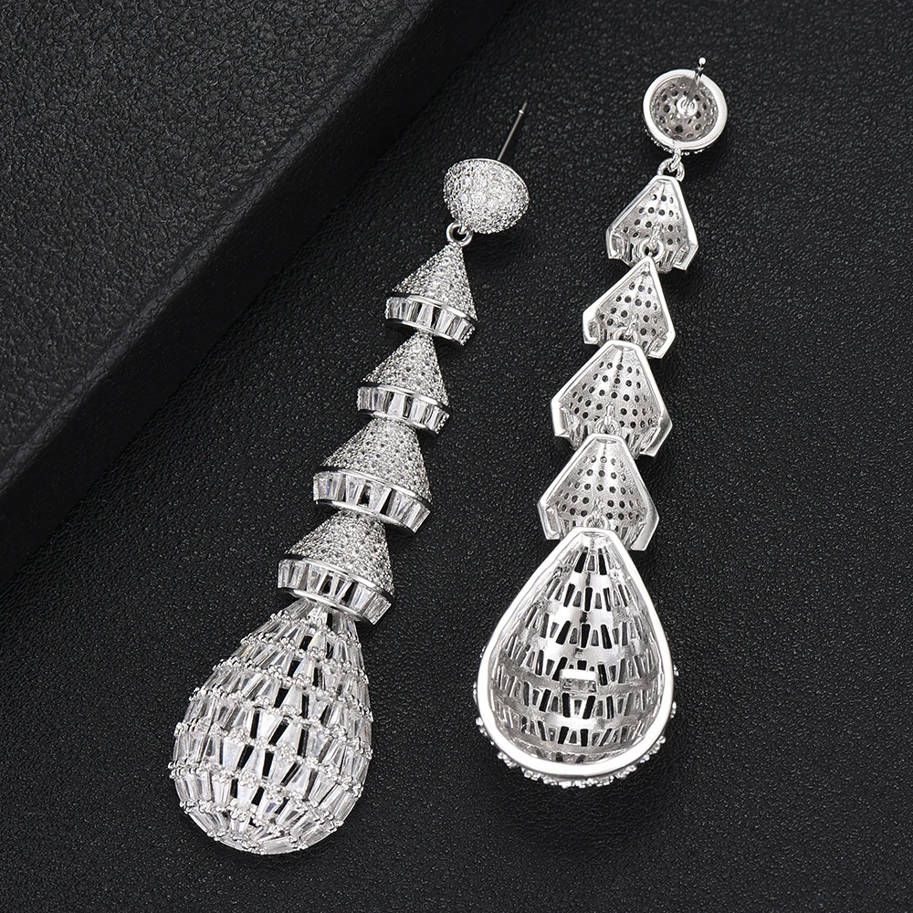 SisCathy 2019 Trendy Long Big Pendant Drop Earrings For Women Elegant Full Cubic Zirconia Statement Earrings Fashion Jewelry
SisCathy 2019 Trendy Long Big Pendant Drop Earrings For Women Elegant Full Cubic Zirconia Statement Earrings Fashion Jewelry